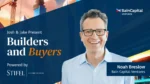A profile of Noah Breslow, Bain Capital Ventures, a man in a blue shirt wearing glasses, with the text 
